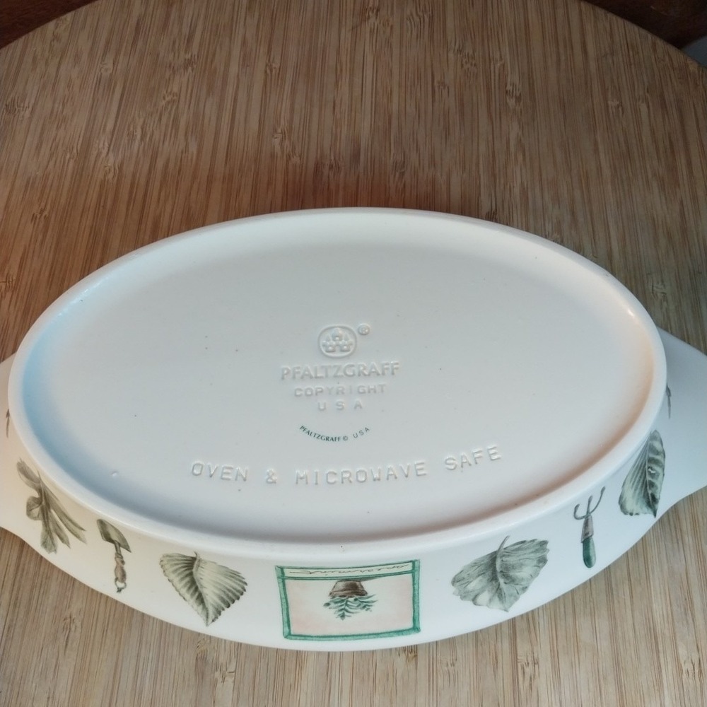 Pfaltzgraff Naturewood AuGratin Dish, US Made, limited production - 11-1/2" EC - Picture 7 of 9